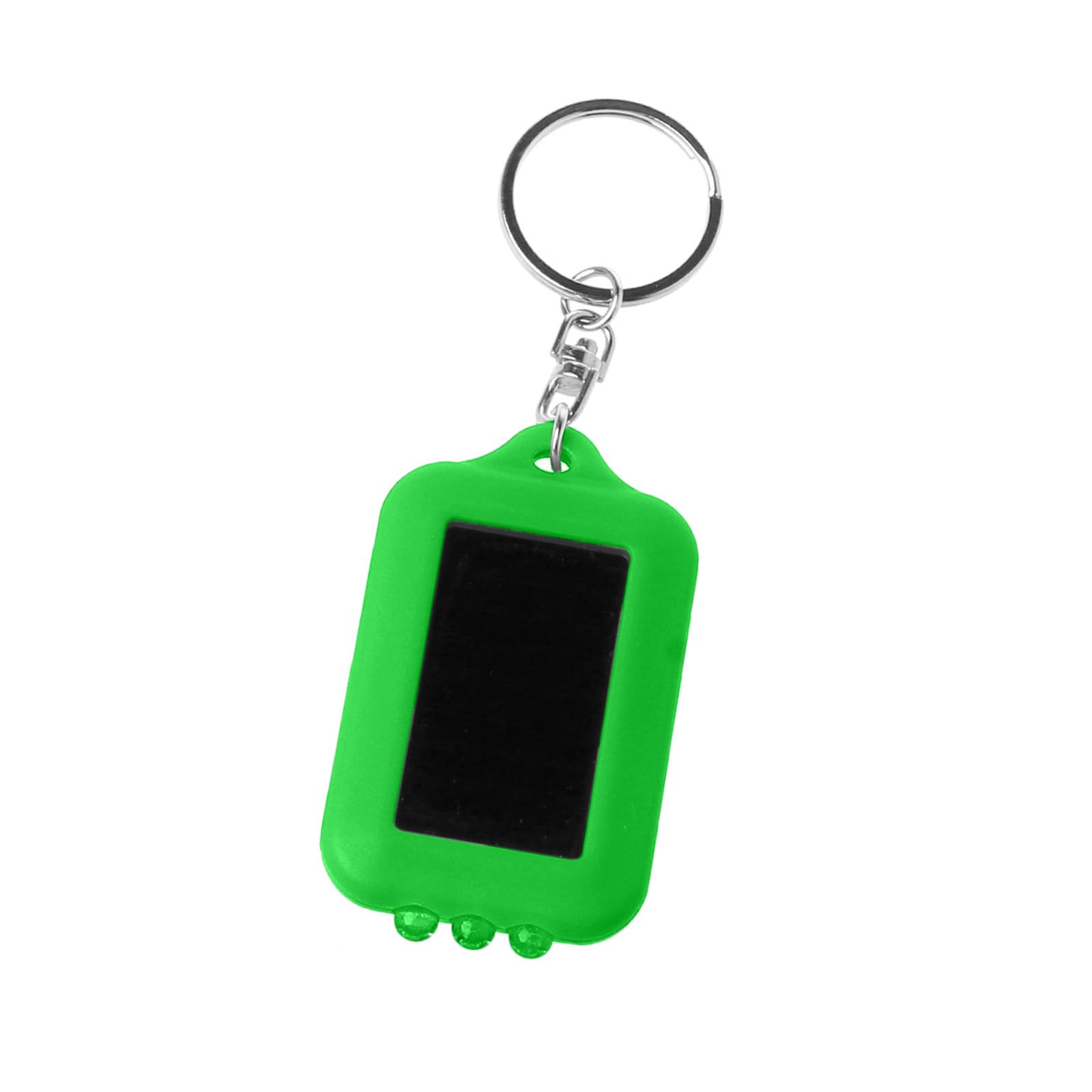 KAHDGSS Solar Rechargeable Small Flashlight Keychain Small LED Torch Texture Suitable for Illuminations Keychain Light