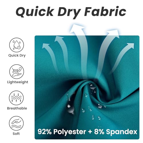 Image of HOdo Mens Swim Trunks with Mesh Liner 9 inch Quick Dry Swim Shorts Bathing Suits for Men Swimwear Board Shorts wiht Pockets