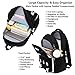 QHRIDS Girls Backpack Aesthetic Laptop Backpacks Kawaii Large Bookbag Anime Casual Travel Daypack,Black