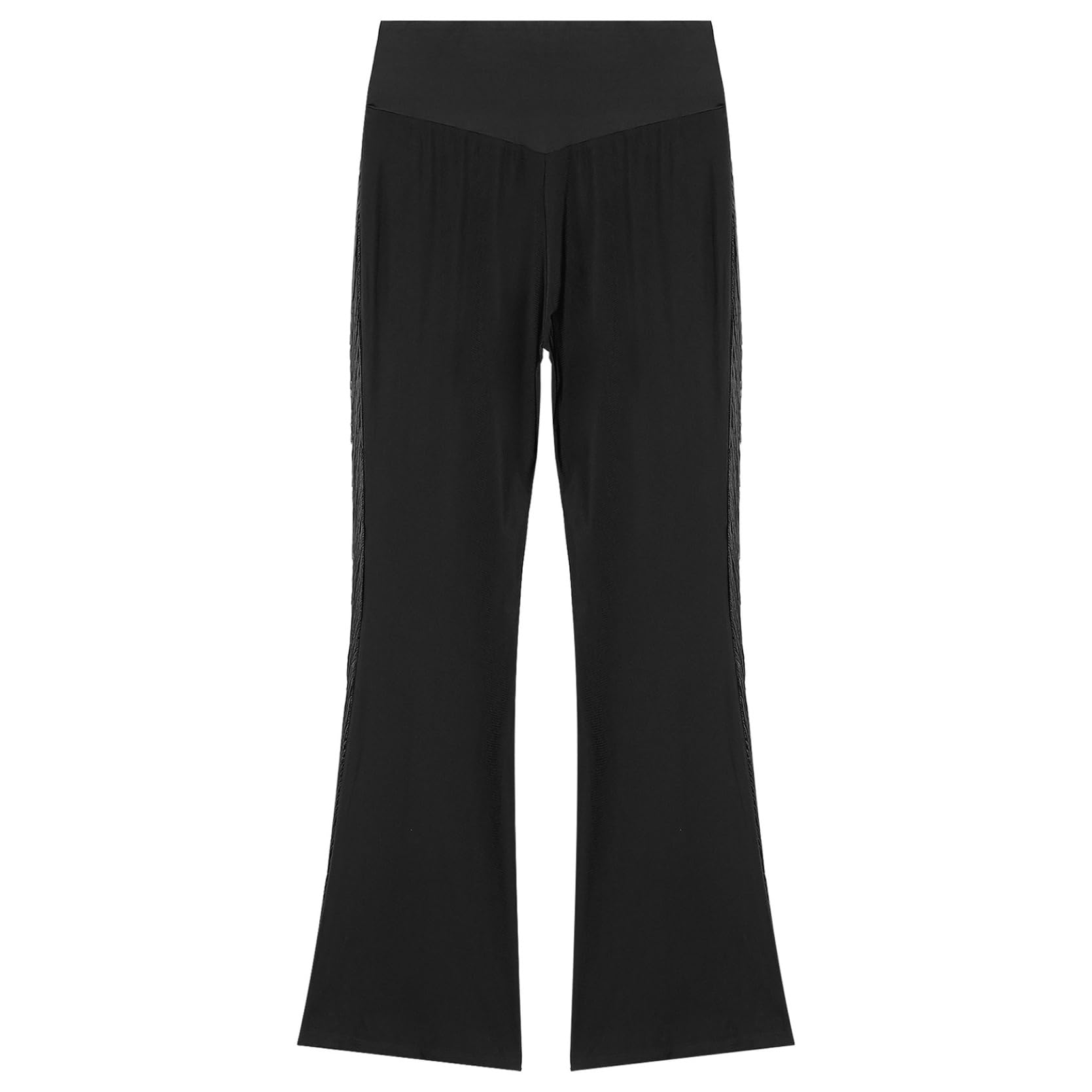 inlzdz Herren Tanzbody Tanzhemd Langarm Hemdbody Glitzer mit Schlaghose Tanzhose Männer Latein Tango Standard Dance Outfit