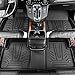 Rongtaod Floor Mats Compatible with 2017-2022 Honda CRV Cargo Mat Cargo Liner Trunk Mat Back Seat Cover Protector 2021 CR-V Accessories (Trunk Mats+Backrest Mats+Floor Mats)