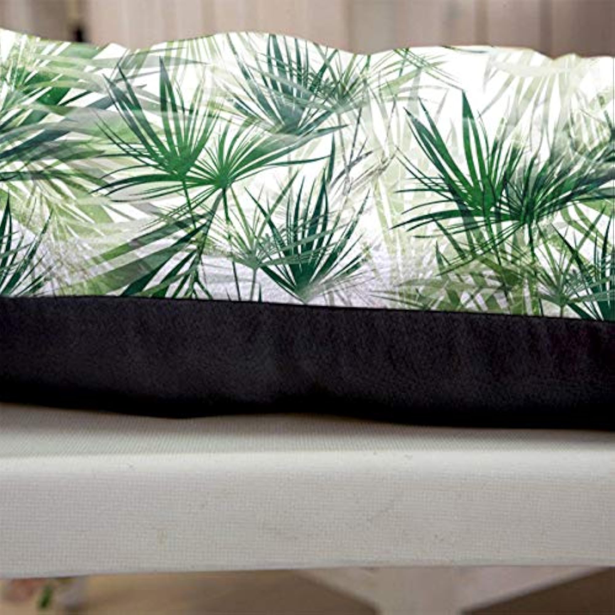 Floral Polyester Chair Pads with Ties, Set of 2