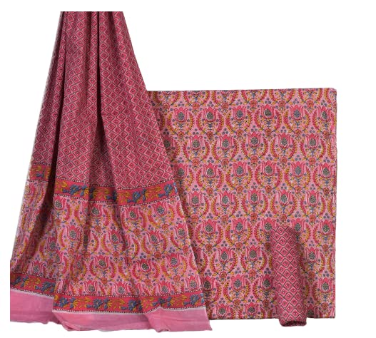 Women's Cotton Hand Block Printed Desgin Unstiched Dress Material With Cotton Dupatta Salwar Suit Set Size Up To 5XL-image-23