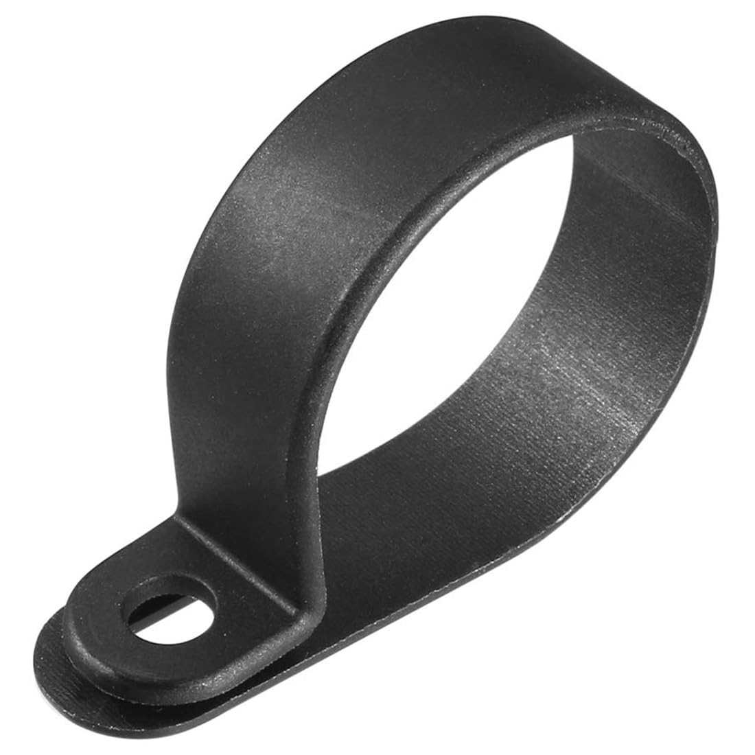 ROWORKX 27-30mm R Type Cable Clips, 100Pcs Nylon P Clips, Cable Cleat Black