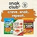 Snak Club Peanut Butter Chocolate Trail Mix with Peanuts, Peanut Butter M&M’S, Toffee Peanuts, and Pretzels, 11 oz Resealable Bag