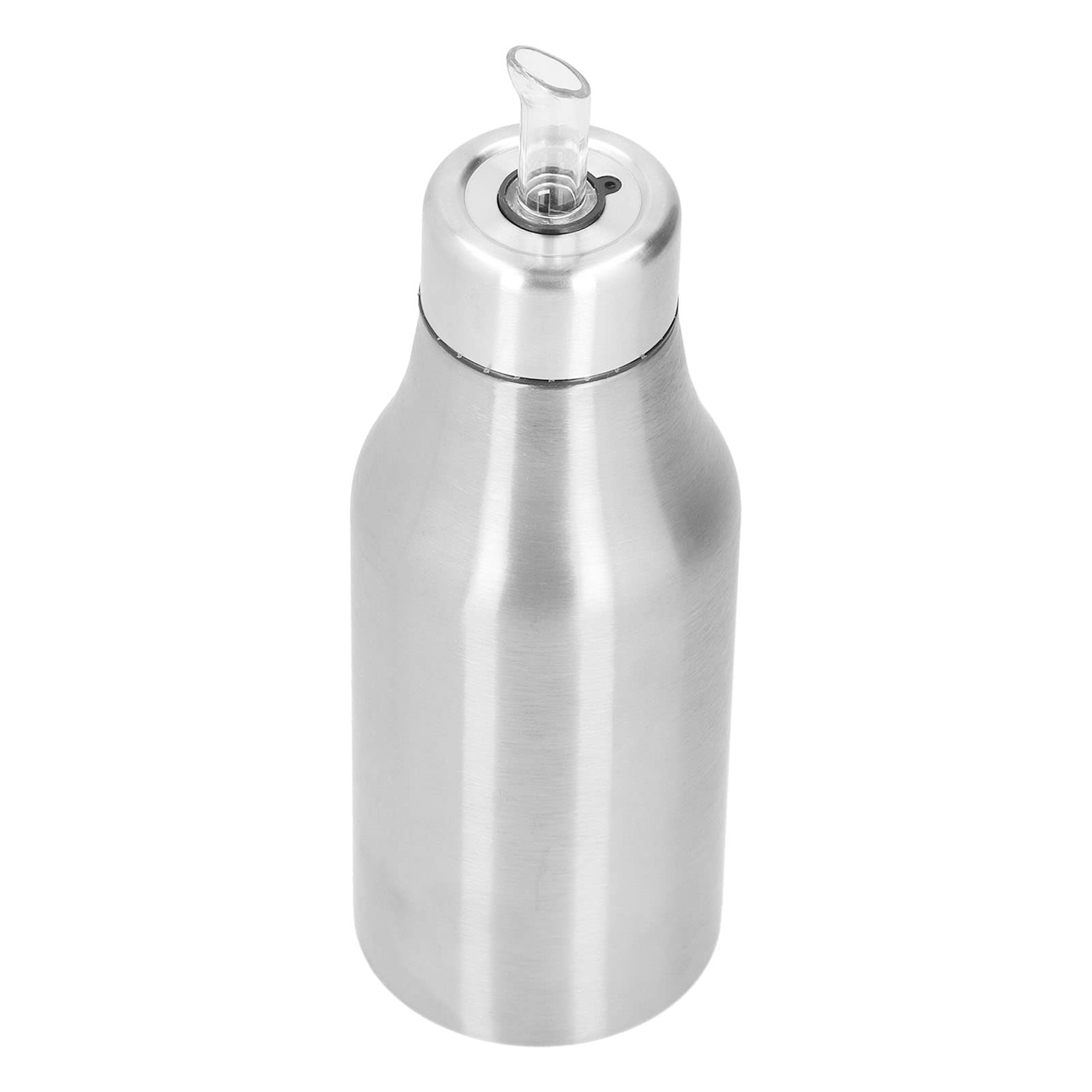 Stainless Steel Olive Oil Decanter - 500ML, 304 Grade, Drip-Free Spout, Gold Finish, For Kitchen Or Restaurant