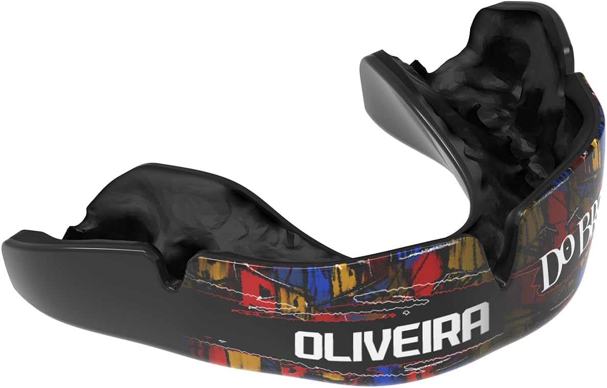 OPRO Official UFC Fighter Collection Charles Oliveira Instant Custom-Fit Mouthguard – Self-Fit Gum Shield for MMA, Boxing & Combat Sports