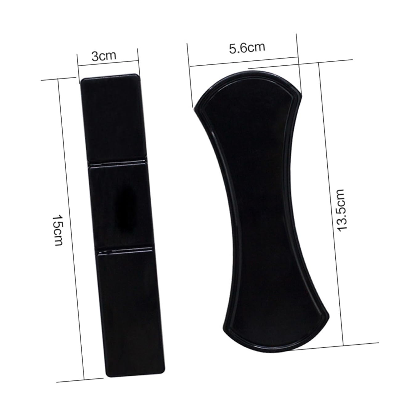 Beatifufu 6-Pack Nano Rubber Phone Sticker Holder Multi-Function Wall Sticker Pad for Mobiles Sturdy Adhesive Car Bracket Random Style