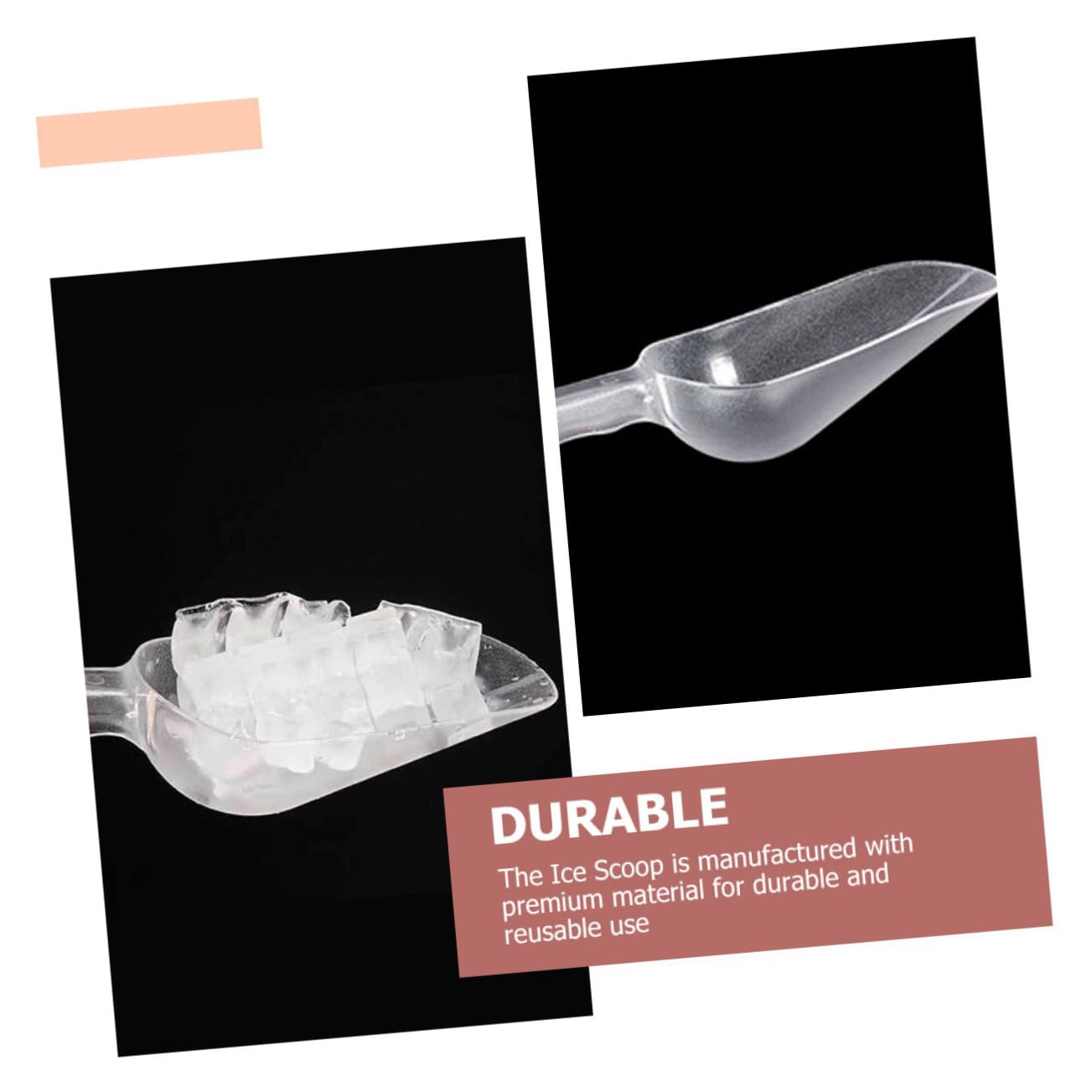 8pièces Cuillère à Glace Plastique Outils De Cuisine Pour Farine Pour Événements Et Utilisation