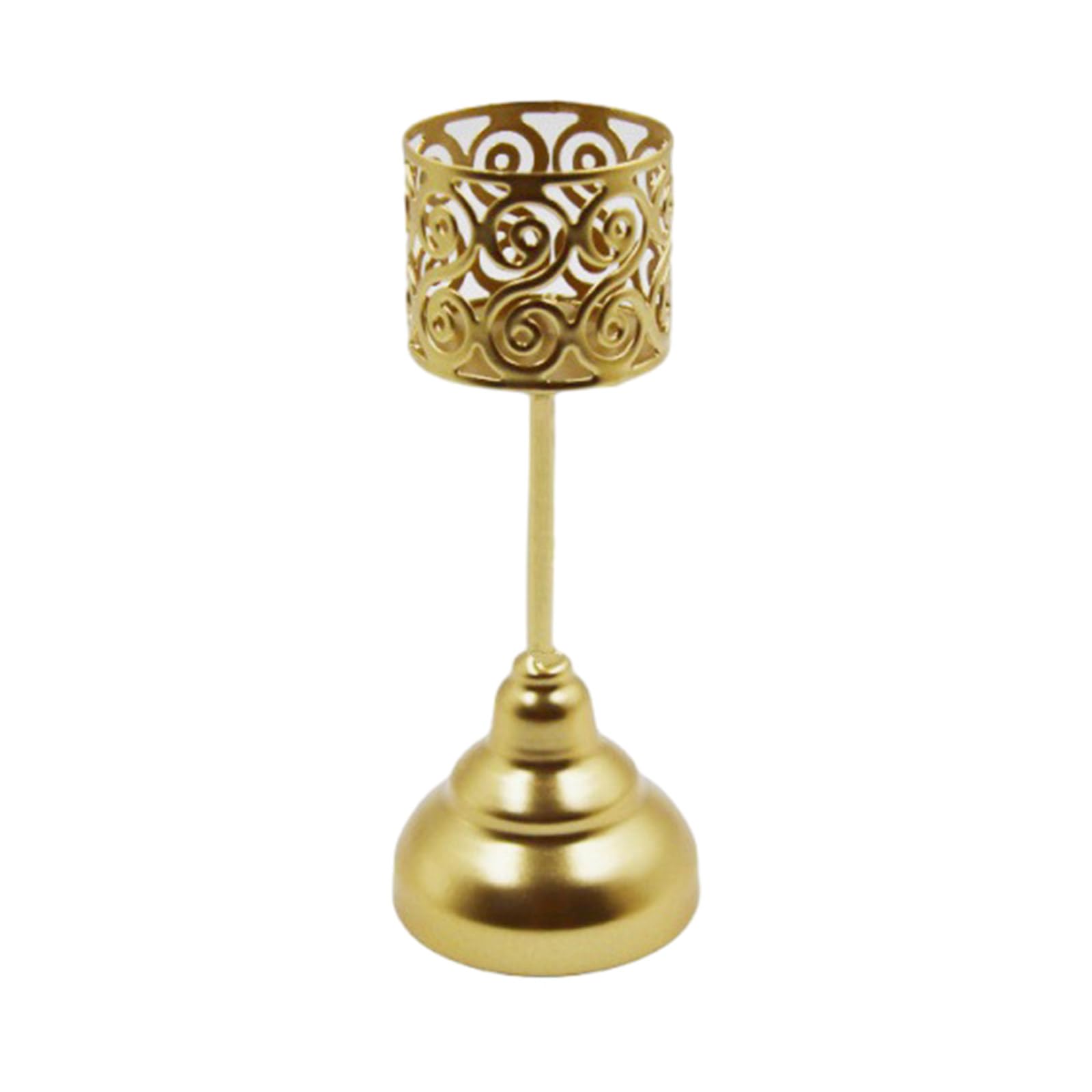 Buxuaaaa B1 Geometric Holder Table Centerpieces Decoration Hollow Candlestick Metal Stand Wedding Party Ornam Geometric Holders