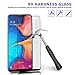 Ferilinso Screen Protector for Samsung Galaxy A20, [2 Pack] [Full Glue][Full Cover] Screen Protector Tempered Glass Case Friendly Protective Film (Black)