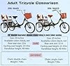 VHCLYBJU Folding Adult Tricycle with Child Seat 3 Wheel Bike for Ladies Basket Tricycle with Back Seat 20 Inch Bicycles Max Load 440LB Adult-Unisex (BLACK8) #2