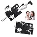 Credit Card Multitool Pocket Tool Kit Wallet Tool with Upgrade 18-IN-1 Credit Card Tool Survival kit,11-IN-1 EDC Multitool Card,Folding Card Knife (3 type/set EDC Knife Tactical Tool)Best Gift for Men