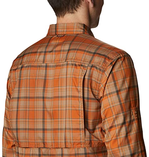 Image of Columbia Men Omni-Shade Silver Ridge Utility Lite Plaid Hiking and Trekking Long Sleeve Shirt