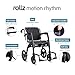 Rollz Motion Rhythm Matt Black - Walker for Parkinson’s - Rollator Walker with Seat - Multiple Customizable Cues with Laser - Modern Design