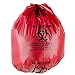 Red Isolation Infectious Waste Bag/Biohazard Bag Linear Low Density 3.0 Mil - 25/Case 44 Gallon 37