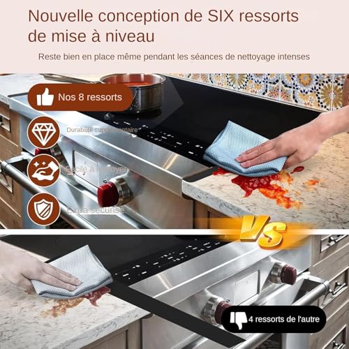Kit de garniture de gamme en acier inoxydable durable pour l'interstice - 5