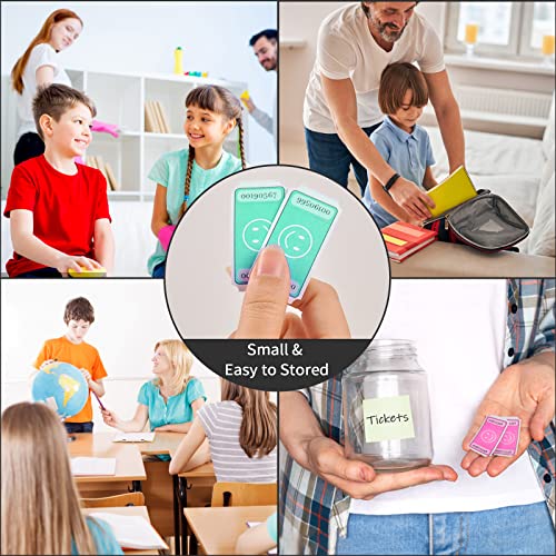 L Liked Smile Raffle Tickets Roll,Each Tickets 1''X2'', For Events, Entry, Class Reward, Fundraiser & Prizes 1000 Tickets/Single Rolls -Green #TOP5