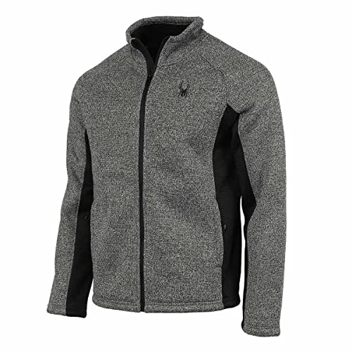 Spyder Men's Steller Full Zip Jacket, Charcoal Heather Large2