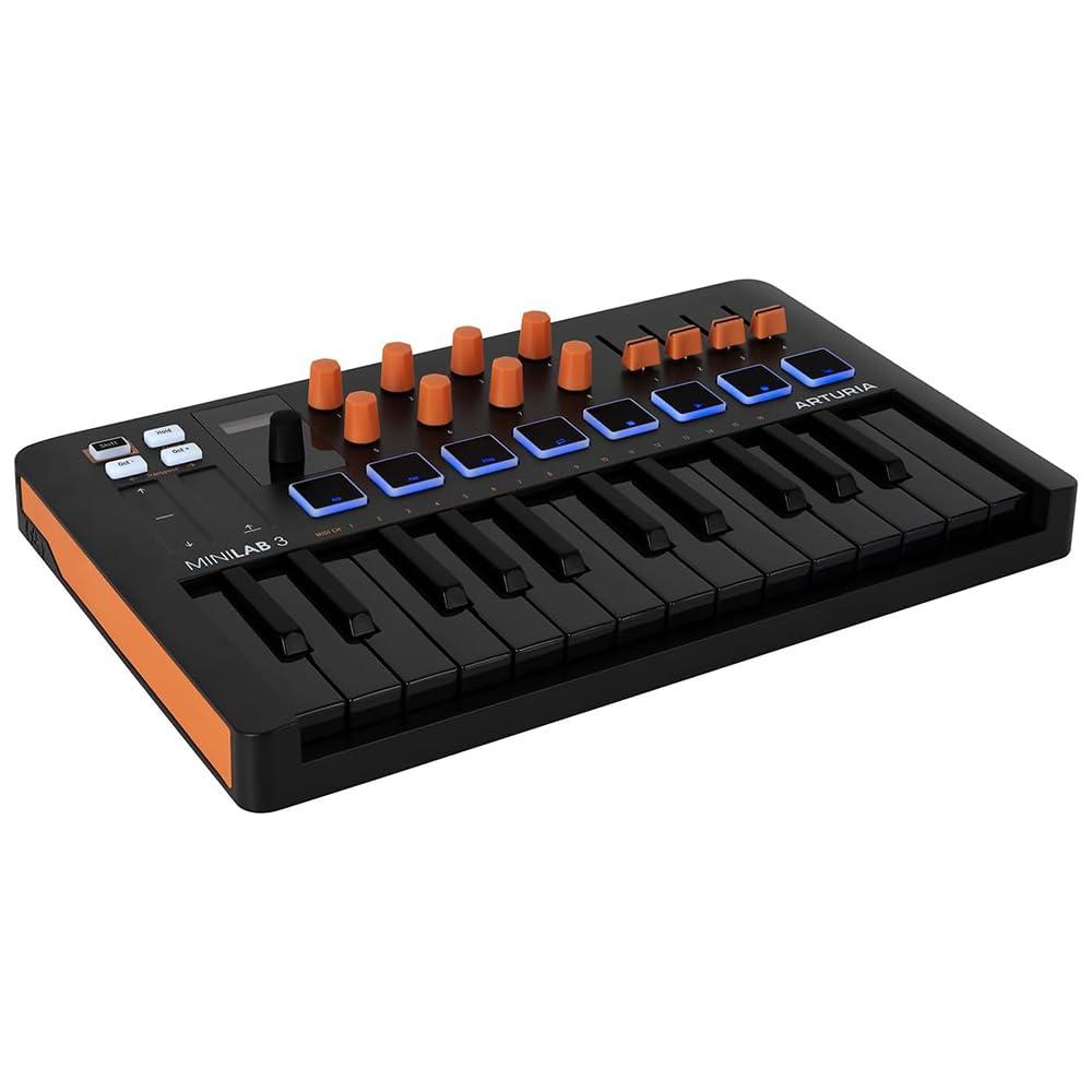 Amazon.com: Arturia MiniLab 3 25 SlimKey Controller Bundle with