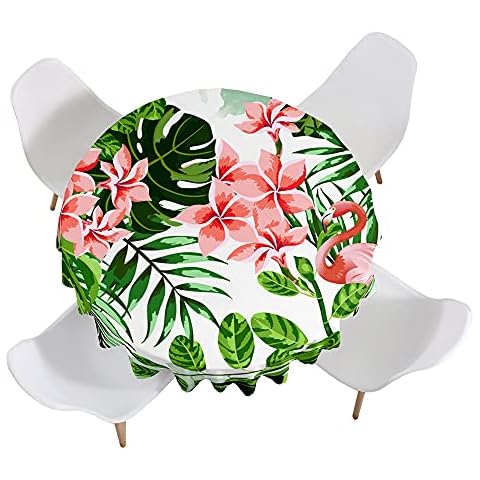 Highdi Waterproof Round Tablecloth for All Occasions Cover