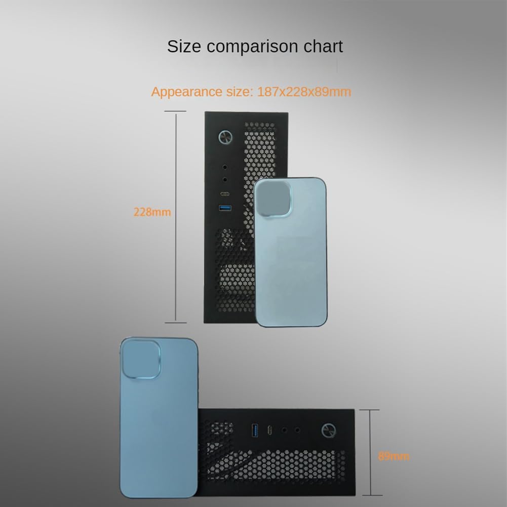 A09 HTPC obudowa na komputer Mini ITX obudowa komputera do gier obudowa pulpitu USB3.0 obudowa komputera C obudowa komputera domowego łatwa instalacja srebrna