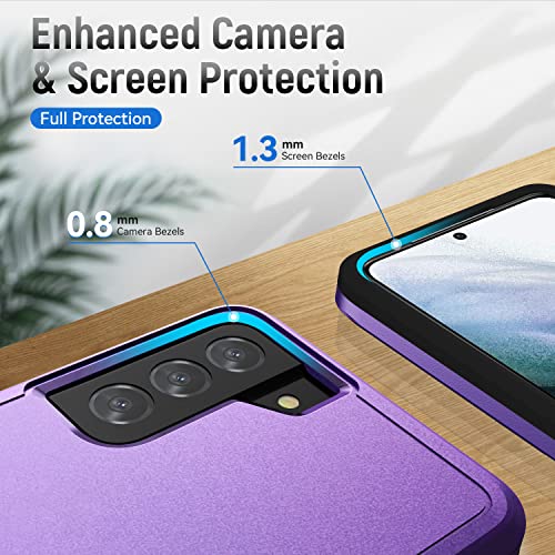 Image of for Samsung Galaxy S21 Case with HD Screen Protector, Purple