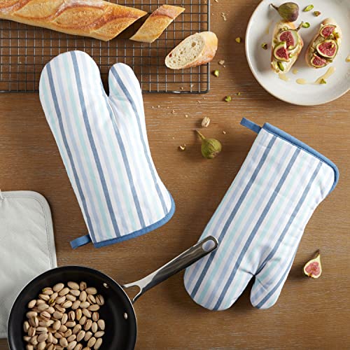 Martha Stewart O2018344TDMS 015 Daisy Stripe Oven Mitt Set thumb #1