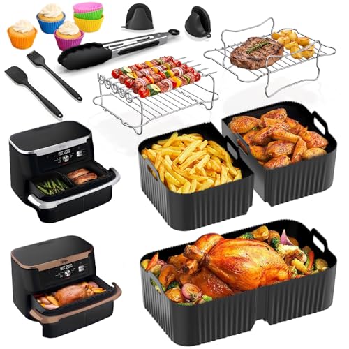 Heißluftfritteuse Zubehör für Ninja Foodi Flexdrawer AF500EU 10 4L