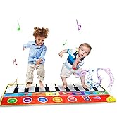 Jenilily Piano Mat, Kids Musical Mat Keyboard Playmat, 8 Instruments Voice, Early Educational Toy...