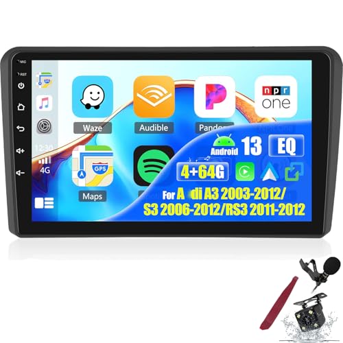 Autoradio Android 15 Audi A3 pour remplacer votre poste d'origine par le CarPlay tactile