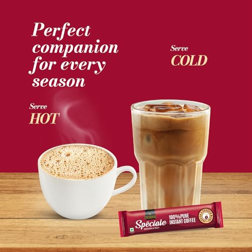 Image of Continental Speciale Instant Coffee Sachets | 20 Sticks x 2g | 100% Pure Coffee | Smooth & Rich Taste | Medium Roast | Hot & Cold Coffee | Makes 20 Cups