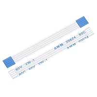 Vista 54 de uxcell Cable plano flexible, 30 mm, 1 mm de distancia entre conductores, 4 pines, cables FPC y FFC de cinta flexible para televisor LCD, audio