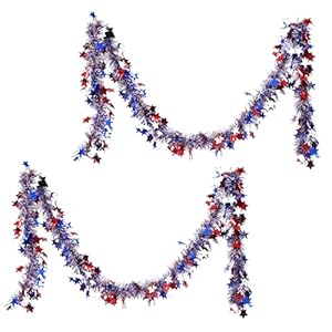 Generic 4. Juli Girlande 2er Set LJF2CM