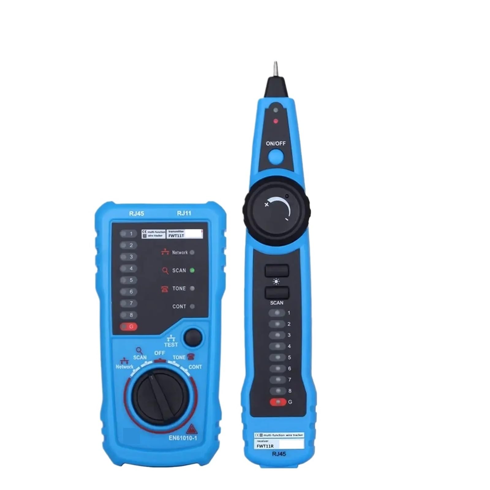 Cable Tracker, Network Cable Tracker Wire Tester RJ11 RJ45 Cat5 Cat6 Ethernet LAN Detector Line Finder Telephone