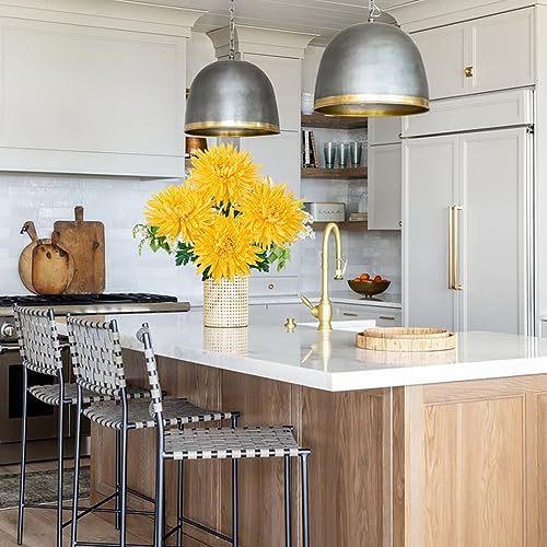 Hollyone-6Pcs-Yellow-Artificial-Mums-Flowers-Large-Faux-Chrysanthemum-Flowers-Silk-Flower-256-Long-Stem-Spider-Mum-Flower-Spring-Summer-Floral-Arrangements-Bouquets-Fake-Pincushion-for-Home-Decor Hollyone 6Pcs Yellow Artificial Mums Flowers Large Faux Chrysanthemum Flowers Silk Flower 256 Long Stem Spider Mum Flower Spring Summer Floral Arrangements Bouquets Fake Pincushion for Home Decor