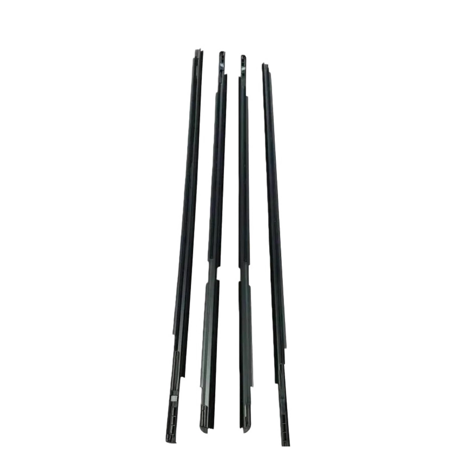 Watjcse One Color 4Pcs Car Door Window Glass Window Seal Moulding Trim Compatible With Toyota Yaris Hatchback 2006-2013