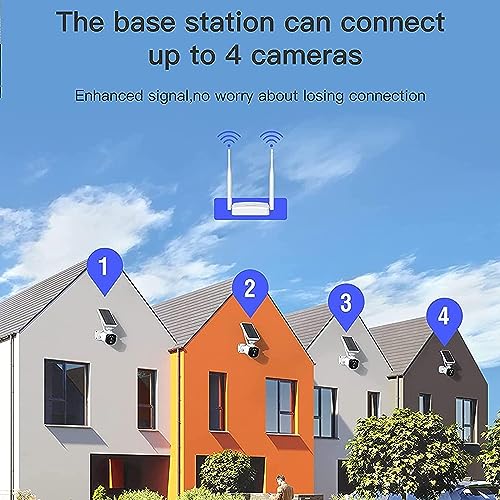 Cameras for Outdoors: Solar-Powered 2.5K Wireless Security System with Night Vision and 2-Way Audio (2-Pack)