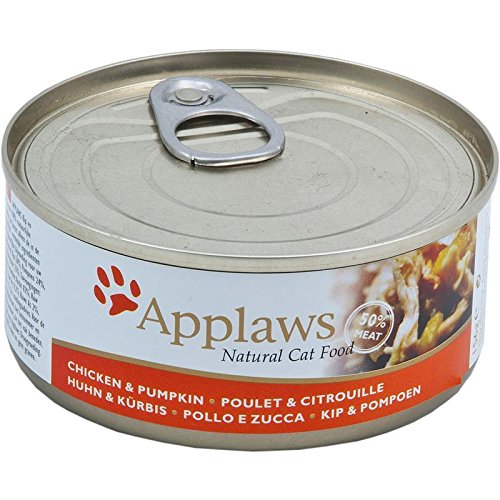 Produktbild von Applaws Cat Adult Hähnchenbrust mit Kürbis in Brühe - 24 x 156 g