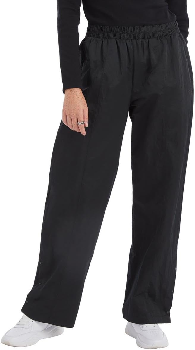 Champion Womens Woven Logo Wide Leg Pants Black XS