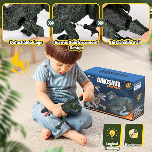 Dinosaur Toys for Kids, 2.4GHz Remote Control Dinosaur with Walking - image 9