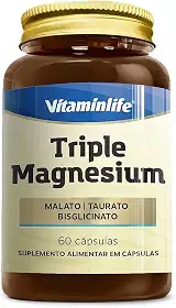 Vitaminlife Triple Magnesium 260Mg (Malato + Taurato + Bisglicinato) 60 Cáps
