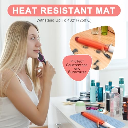 Plus-Size-Silicone-Heat-Resistant-Mat-Portable-Travel-Hot-Tools-Pad-Cover-for-Curling-Iron-Flat-Iron-Hair-Straightener-and-Other-Hair-Styling-Tools120-x-90
