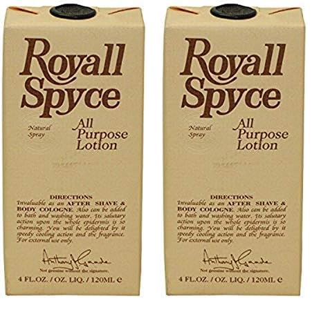 RoyallSpyce Fragrances For Men. All Purpose Lotion 4.0 Oz (Packaging May vary) (Pack of 2)