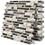 Tiwoos Thick Peel and Stick Backsplash Tile 12"x12" 3D Self Adhesive Marble Tiles for Kitchen and Bathroom Wall (10-Sheet,Brown)