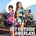 Original and Superior FAUX BOW - Kids Bow and Arrow Set - Durable Impact Foam Tip Arrows - Outdoor Toy for Girls and Boys - Perfect for Backyard Target Practice - Beware of Imitations
