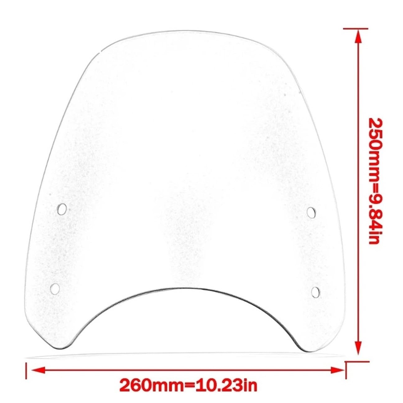 Moto Pare-Brise pour Bonneville T100 T120 1200cc T 100 Thruxton 900 SR500, Déflecteur De Vent Carénage Phare Pare-Brise Bulle/Saute Vent Compatible avec