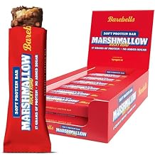 Barebells Soft Protein Bars Rocky Road - 12 Count, 1.9oz Bars - Protein Snacks with 16g of High Protein - Chocolate Protein Bar with 2g of Total Sugars - Soft Protein Snack & Breakfast Bars