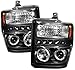 Spyder Auto 5010575 LED Halo Projector Headlights Black/Clear