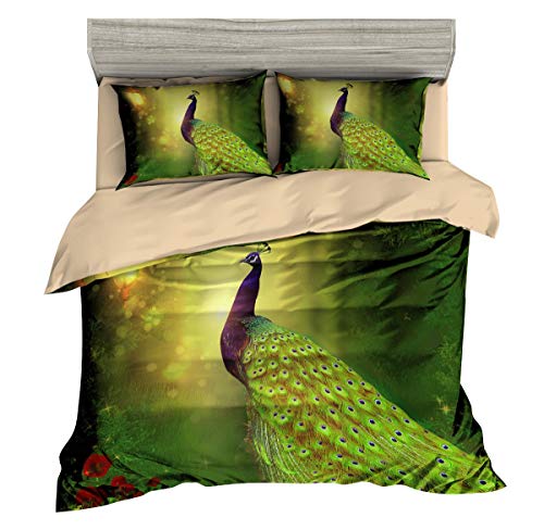 Pterygoid Collection - Juego de Funda de edredón y Fundas de Almohada de Tela Muy Suave Cover